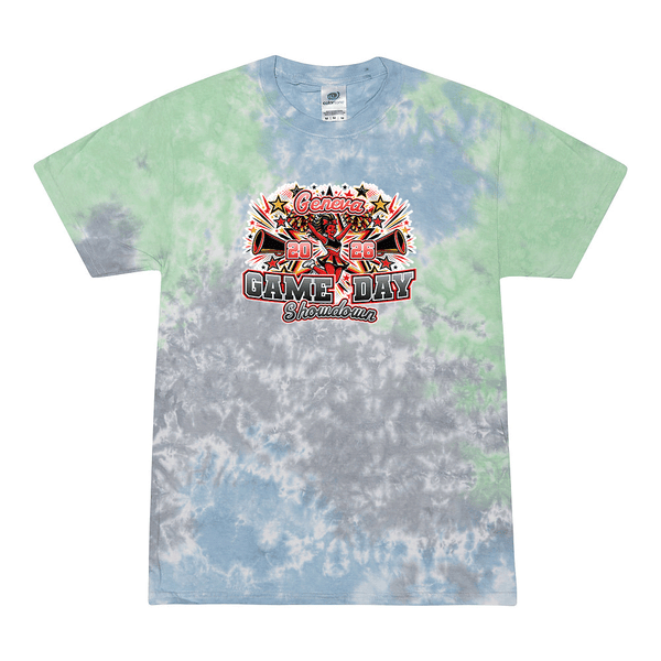 Tie Dyed T-shirt - 2026 Geneva Game Day Showdown