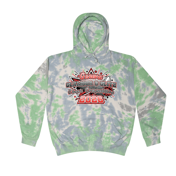 2026 Geneva Glamour and Glitz Competition 0155 Slushy Tie Dyed Hoodie