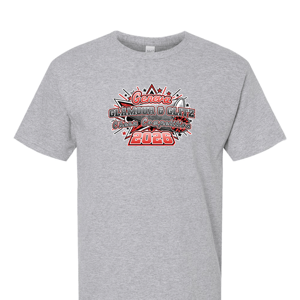Solid Short Sleeve T-shirt - 2026 Geneva Glamour and Glitz Competition