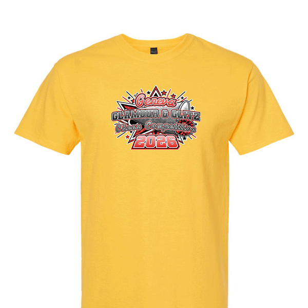 Solid Short Sleeve T-shirt - 2026 Geneva Glamour and Glitz Competition