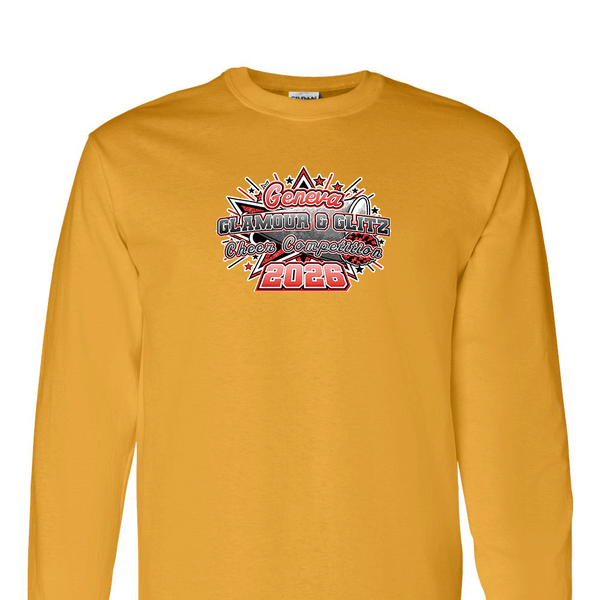 2026 Geneva Glamour and Glitz Competition 0178 Gold Long Sleeve