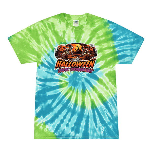 [[color:St Lucia]] 2026 Halloween Havoc Tournament 0000 St Lucia Tie Dyed T shirt