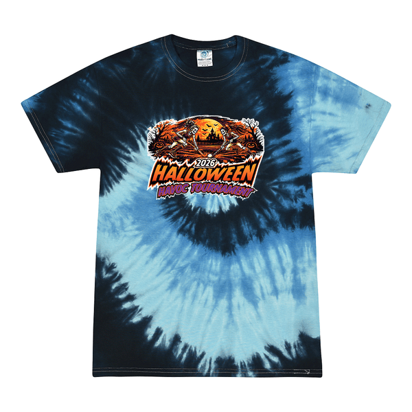 [[color:Blue Ocean]] 2026 Halloween Havoc Tournament 0002 Blue Ocean Tie Dyed T shirt