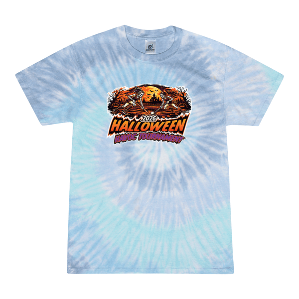 [[color:Lagoon]] 2026 Halloween Havoc Tournament 0013 Lagoon Tie Dyed T shirt
