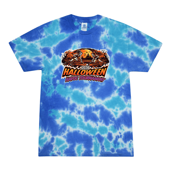 [[color:Multi Blue]] 2026 Halloween Havoc Tournament 0017 Multi Blue Tie Dyed T shirt