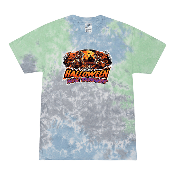 [[color:Slushy]] 2026 Halloween Havoc Tournament 0020 Slushy Tie Dyed T shirt