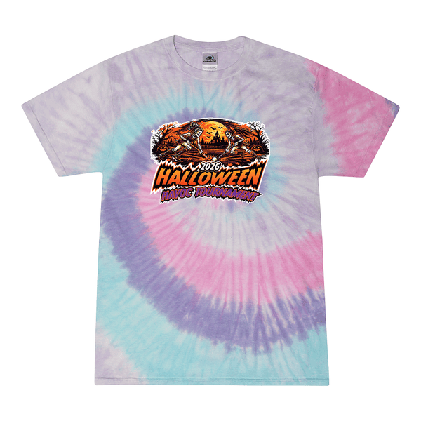 [[color:Unicorn]] 2026 Halloween Havoc Tournament 0024 Unicorn Tie Dyed T shirt