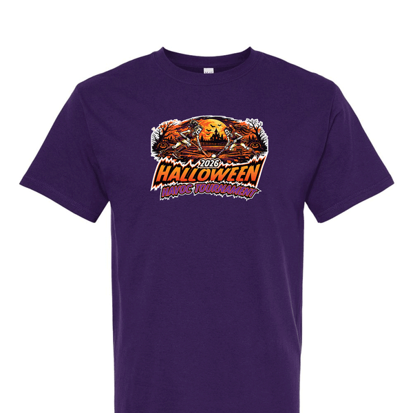 [[color:Purple]] 2026 Halloween Havoc Tournament 0043 Purple Short Sleeve