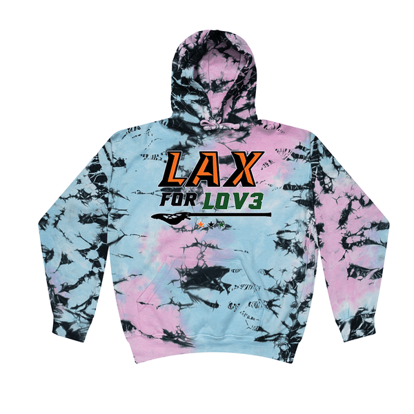 Tie Dyed Hoodie - Lax for Lov3 Option 2
