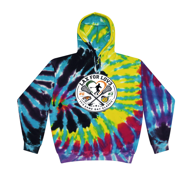 Tie Dyed Hoodie - Lax for Lov3