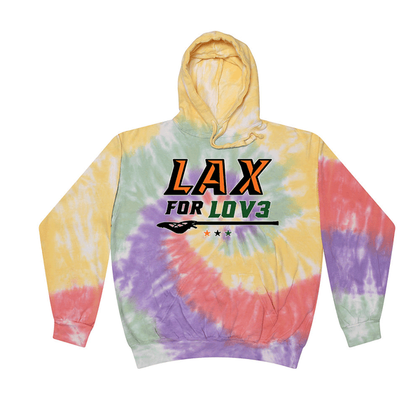 Tie Dyed Hoodie - Lax for Lov3 Option 2