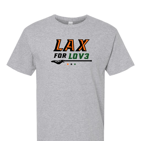 Solid Short Sleeve T-shirt - Lax for Lov3 Option 2
