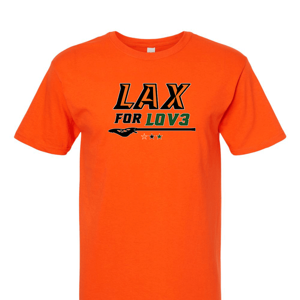 Solid Short Sleeve T-shirt - Lax for Lov3 Option 2
