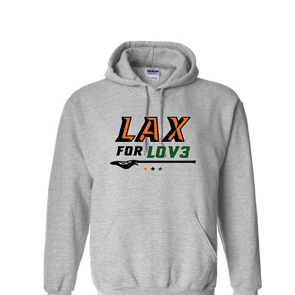 Solid Hoodie - Lax for Lov3 Option 2