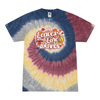 Tie Dyed T-shirt - 2026 Leaves and Line Drives