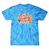Tie Dyed T-shirt - 2026 Leaves and Line Drives