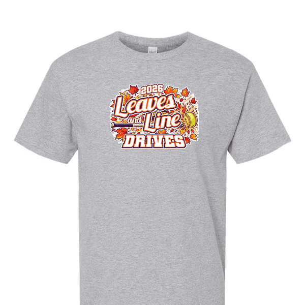 Solid Short Sleeve T-shirt - 2026 Leaves and Line Drives