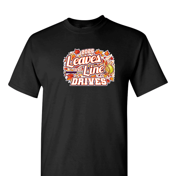 Solid Short Sleeve T-shirt - 2026 Leaves and Line Drives