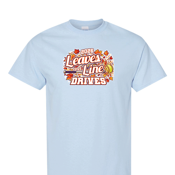 Solid Short Sleeve T-shirt - 2026 Leaves and Line Drives