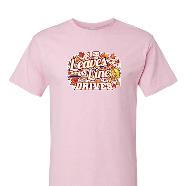 Solid Short Sleeve T-shirt - 2026 Leaves and Line Drives