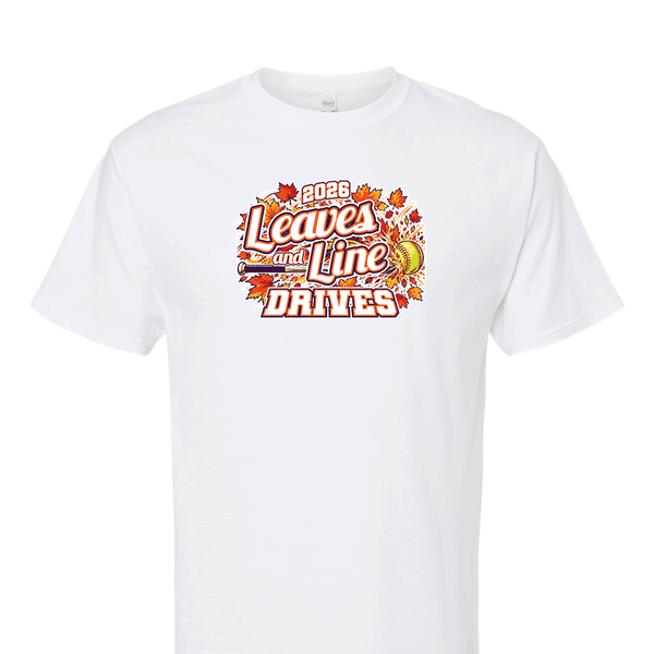Solid Short Sleeve T-shirt - 2026 Leaves and Line Drives