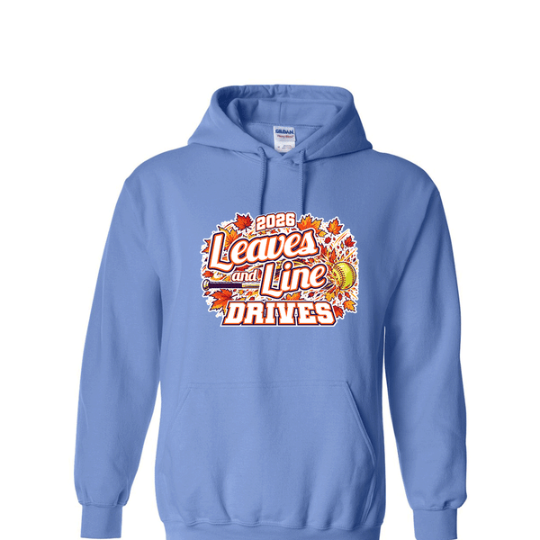 Solid Hoodie - 2026 Leaves and Line Drives
