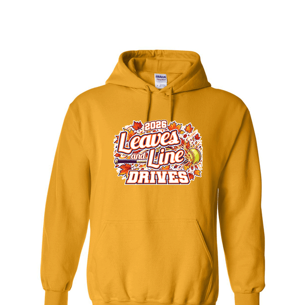 Solid Hoodie - 2026 Leaves and Line Drives