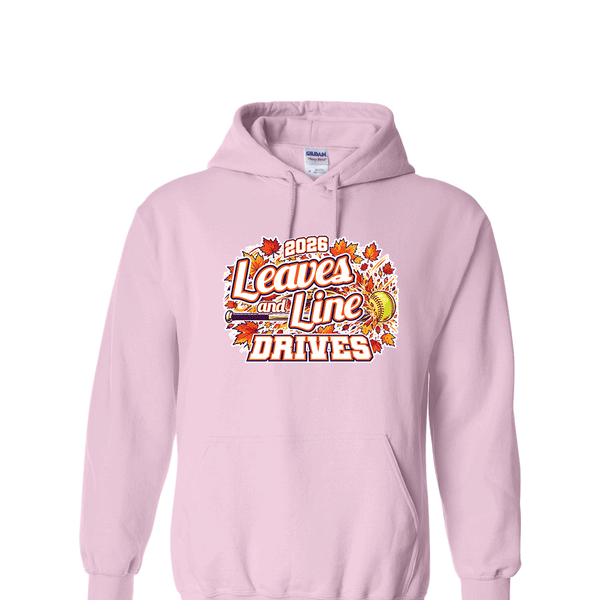 Solid Hoodie - 2026 Leaves and Line Drives