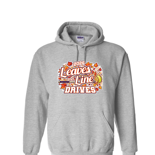 Solid Hoodie - 2026 Leaves and Line Drives