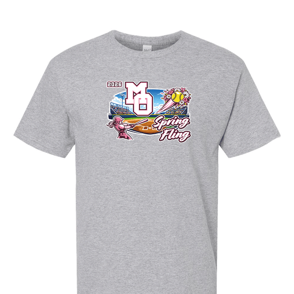 Solid Short Sleeve T-shirt -2026 MO Spring Fling