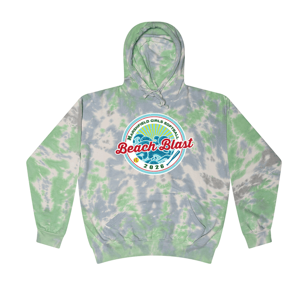 Tie Dye Hoodie -Marshfield Beach Blast