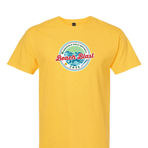 Solid Short Sleeve T-shirt - Marshfield Beach Blast
