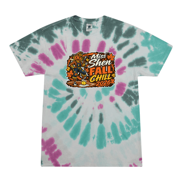 [[color:Everglades]] 2026 Miss Shen Fall Chill 0037 Everglades Tie Dyed T shirt