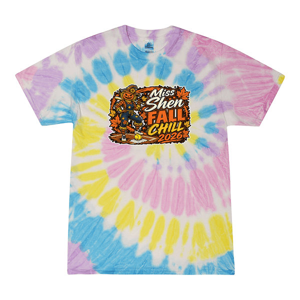[[color:Gummy Bear]] 2026 Miss Shen Fall Chill 0048 Gummy Bear Tie Dyed T shirt