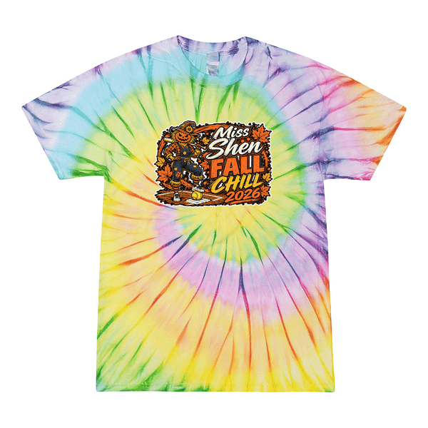[[color:Lolli Pop]] 2026 Miss Shen Fall Chill 0055 Lolli Pop Tie Dyed T shirt