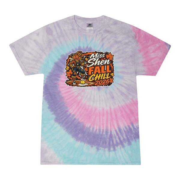 [[color:Unicorn]] 2026 Miss Shen Fall Chill 0105 Unicorn Tie Dyed T shirt