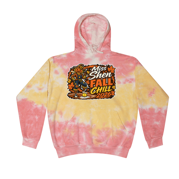 [[color:Funnel Cake]] 2026 Miss Shen Fall Chill 0144 Funnel Cake Tie Dyed Hoodie