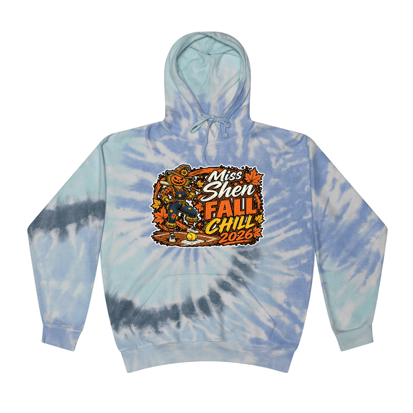 [[color:Lagoon]] 2026 Miss Shen Fall Chill 0146 Lagoon Tie Dyed Hoodie