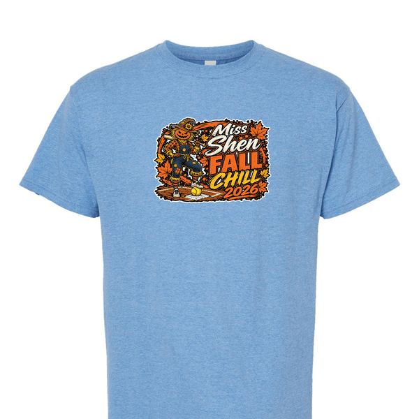 [[color:Heather Light Blue]] 2026 Miss Shen Fall Chill 0165 Heather Light Blue Short Sleeve