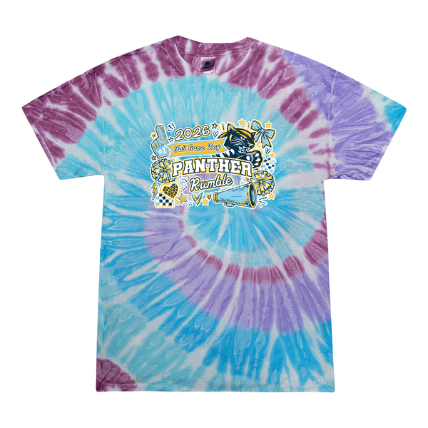 [[color:Jamberry]] 2026 Panther Rumble Fall Game Day 0010 Jamberry Tie Dyed T shirt