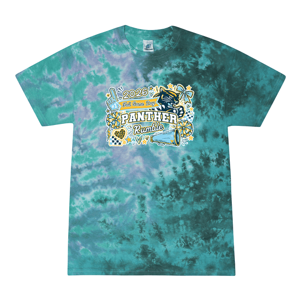 [[color:Zero G]] 2026 Panther Rumble Fall Game Day 0026 Zero G Tie Dyed T shirt