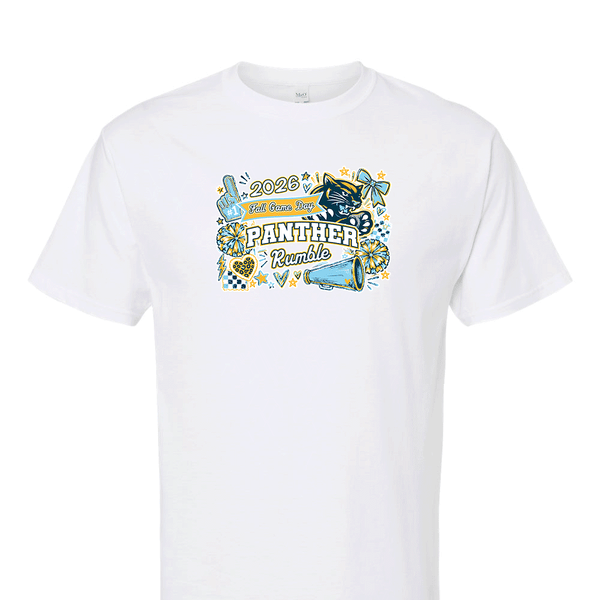 [[color:White]] 2026 Panther Rumble Fall Game Day 0044 White Short Sleeve