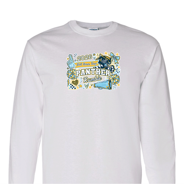 [[color:White]] 2026 Panther Rumble Fall Game Day 0051 White Long Sleeve
