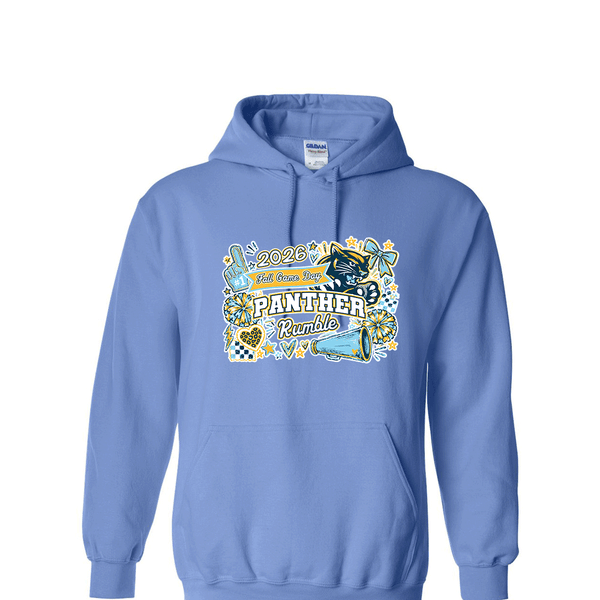 [[color:Carolina Blue]] 2026 Panther Rumble Fall Game Day 0053 Carolina Blue Hoodie