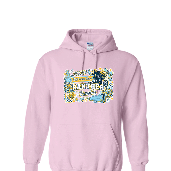 [[color:Light Pink]] 2026 Panther Rumble Fall Game Day 0056 Light Pink Hoodie