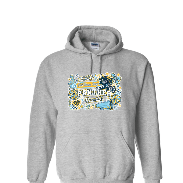 [[color:Sport Grey]] 2026 Panther Rumble Fall Game Day 0057 Sport Grey Hoodie