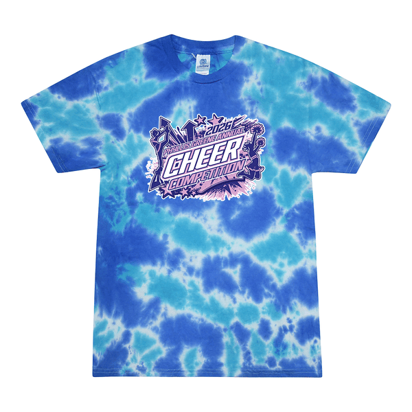 Tie Dyed T-shirt - 2026 Phyllis Greene Annual Cheer Competition