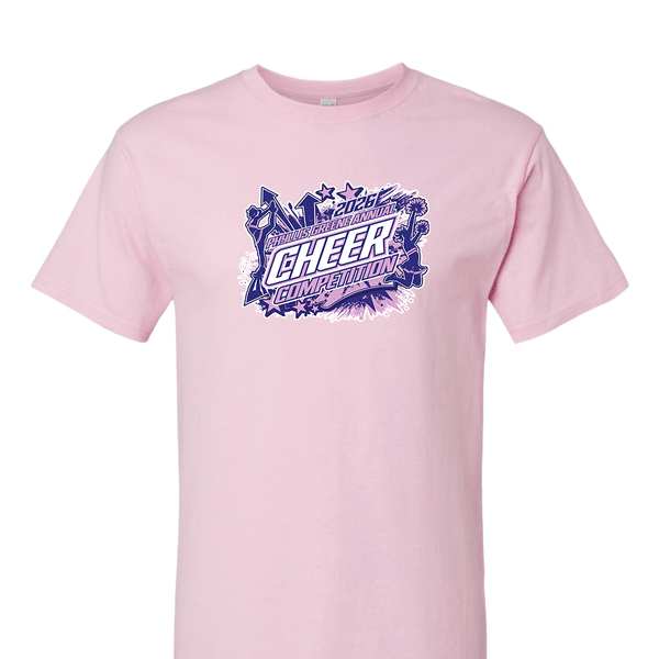 Solid Short Sleeve T-shirt - 2026 Phyllis Greene Annual Cheer Competition