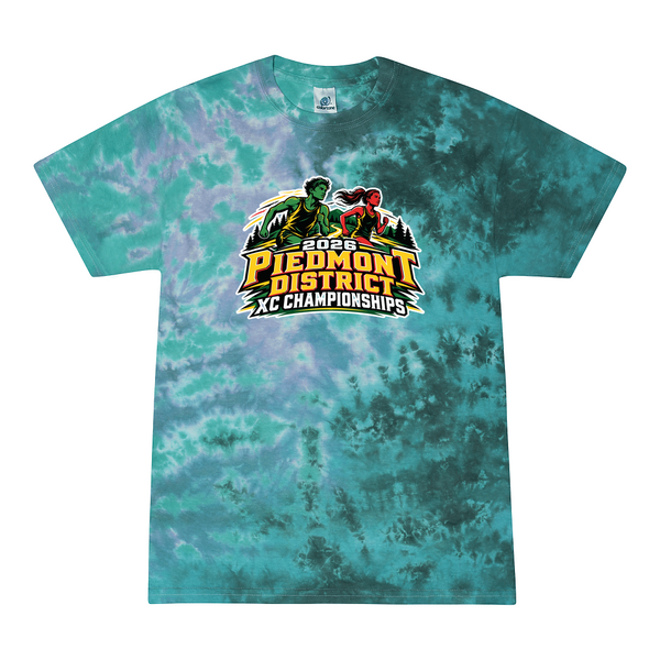 [[color:Zero G]] 2026 Piedmont District XC Championships 0009 Zero G Tie Dyed T shirt
