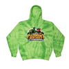 [[color:Spider Lime]] 2026 Piedmont District XC Championships 0015 Spider Lime Tie Dyed Hoodie